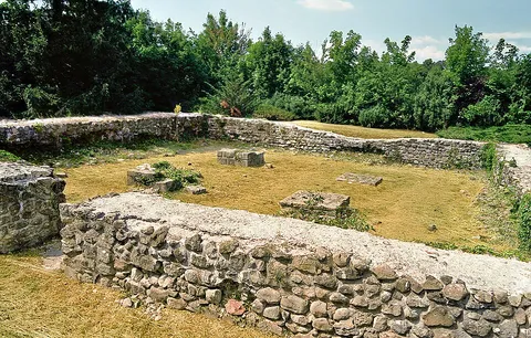 Burgus Leányfalu, view from south, shot on Minolta X-700