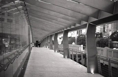 Spencer Street footbridge, Melbourne