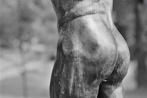 Frans Huygelen's Prometheus, rear view
