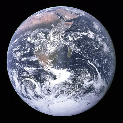 The Earth seen from Apollo 17