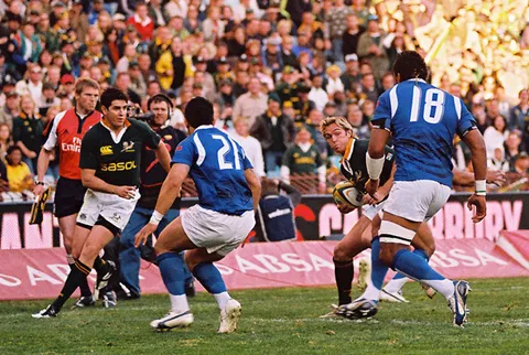 Percy Montgomery against Samoa