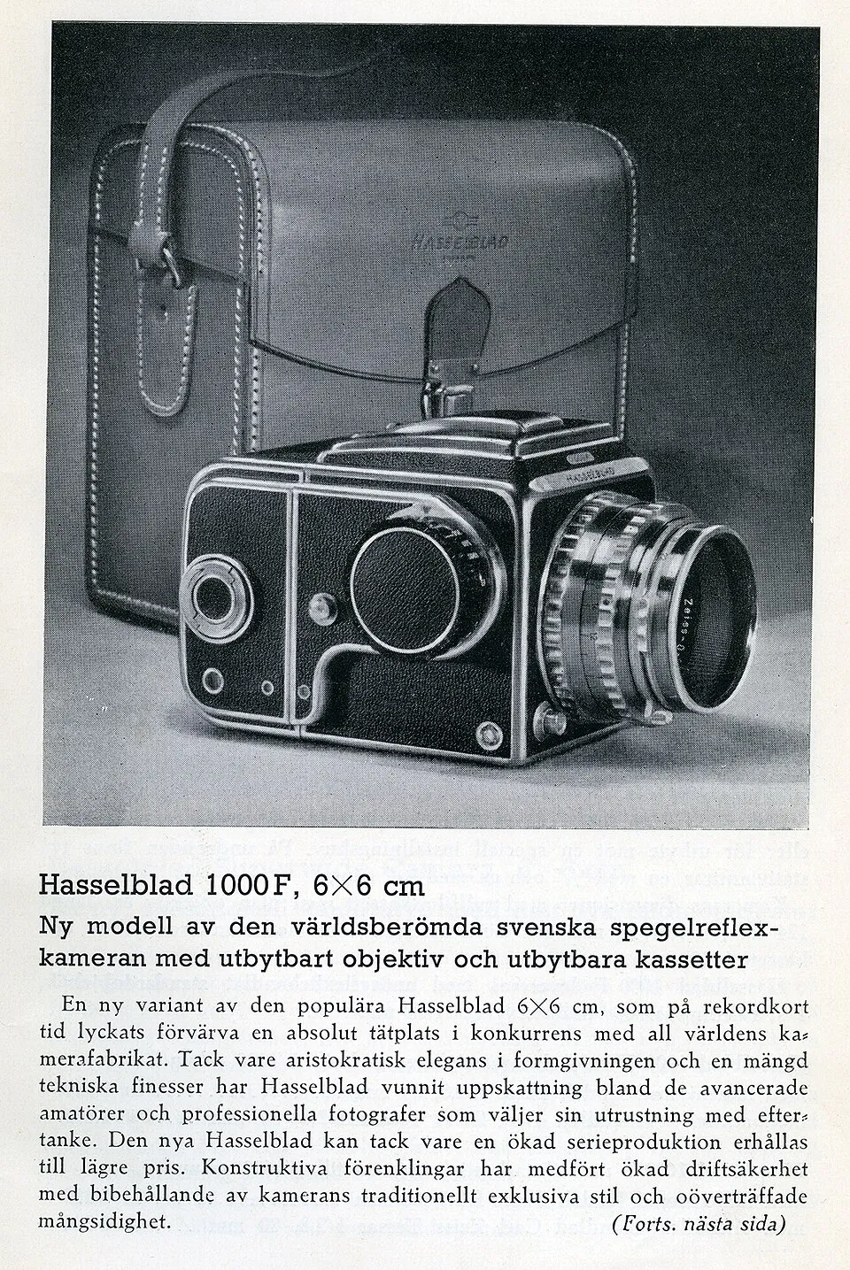 Hasselblad 1000F