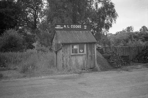 Coal merchant at Hook Railway Station Hampshire