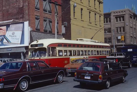 PCC streetcar 4392 on King Street East Toronto