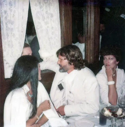 Rita Coolidge and Kris Kristofferson after the premiere of the movie A STAR IS BORN