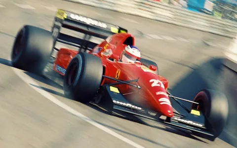 Jean Alesi, Monaco 1992, shot on Nikon FE